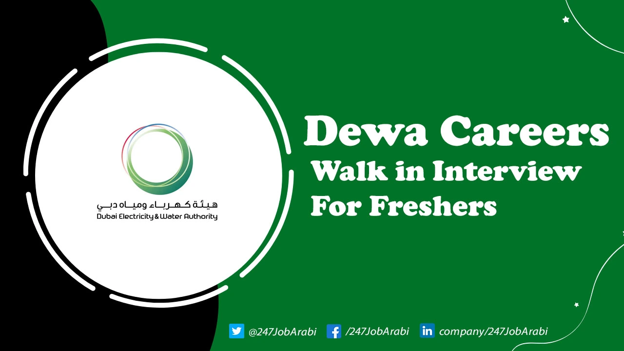 DEWA Careers For Freshers